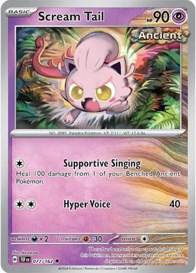 Scream Tail — Temporal Forces 077/162