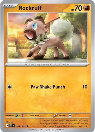 Rockruff — Temporal Forces 089/162