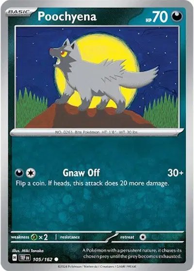 Poochyena — Temporal Forces 105/162