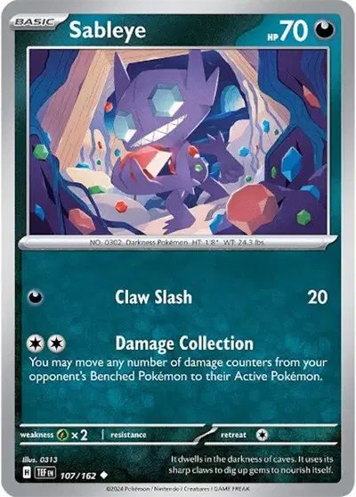 Sableye — Temporal Forces 107/162