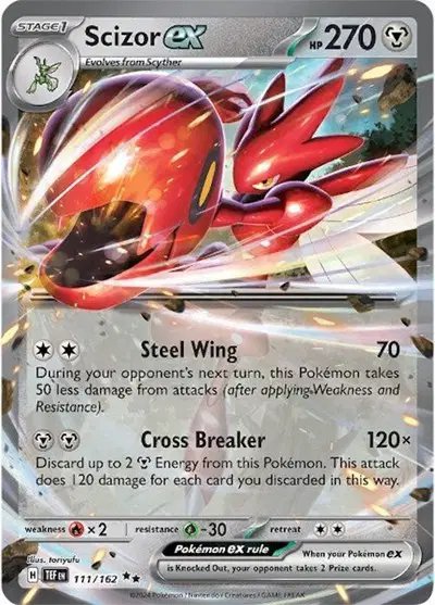 Scizor ex — Temporal Forces 111/162