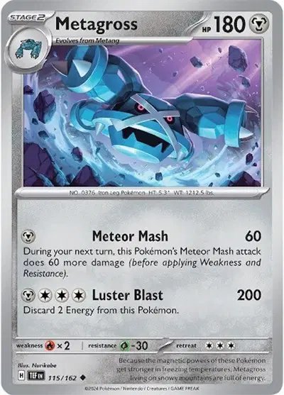 Metagross — Temporal Forces 115/162