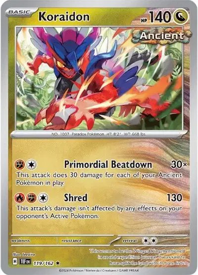 Koraidon — Temporal Forces 119/162