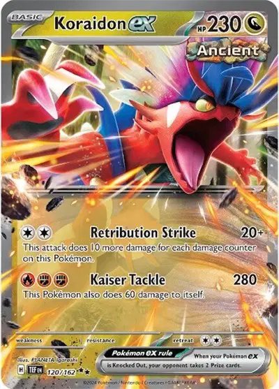 Koraidon ex — Temporal Forces 120/162