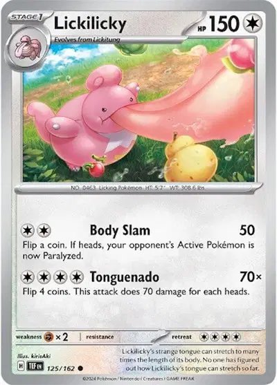 Lickilicky — Temporal Forces 125/162