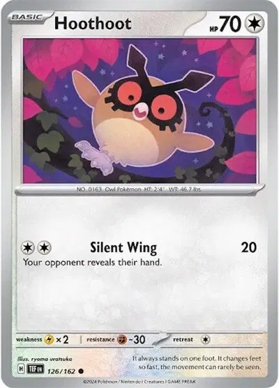 Hoothoot — Temporal Forces 126/162
