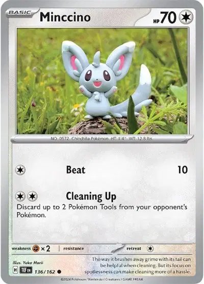 Minccino — Temporal Forces 136/162