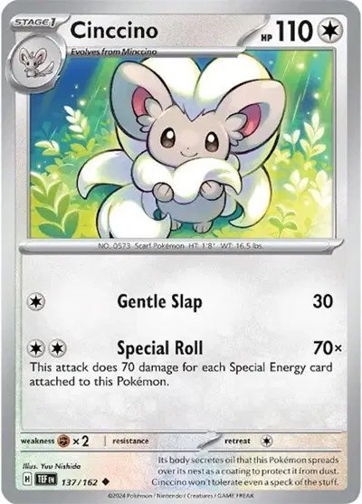 Cinccino — Temporal Forces 137/162