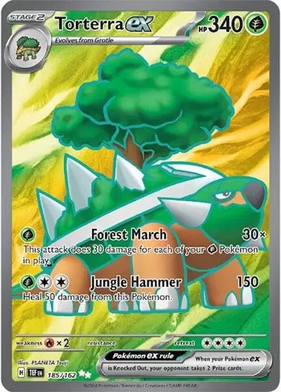 Torterra ex — Temporal Forces 185/162