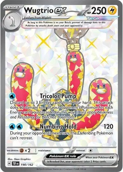 Wugtrio ex — Temporal Forces 190/162