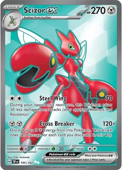 Scizor ex — Temporal Forces 195/162