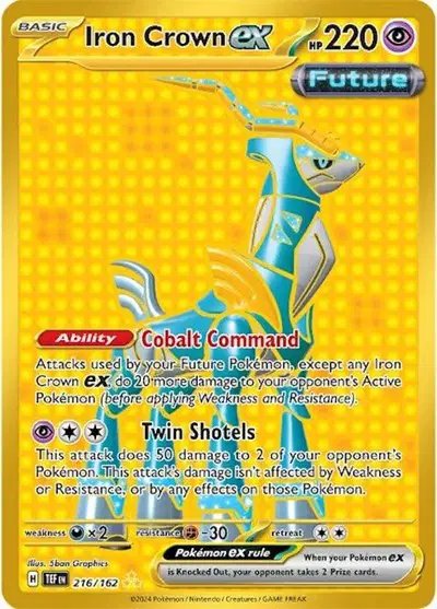 Iron Crown ex — Temporal Forces 216/162