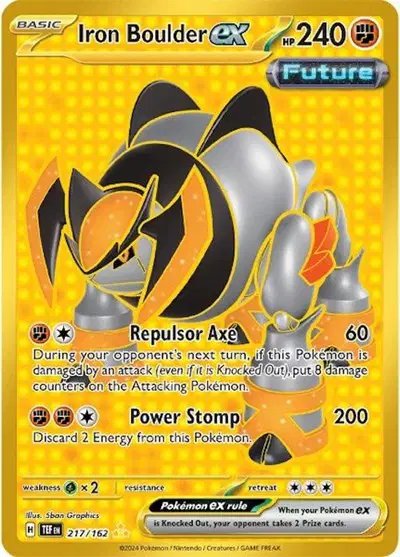 Iron Boulder ex — Temporal Forces 217/162