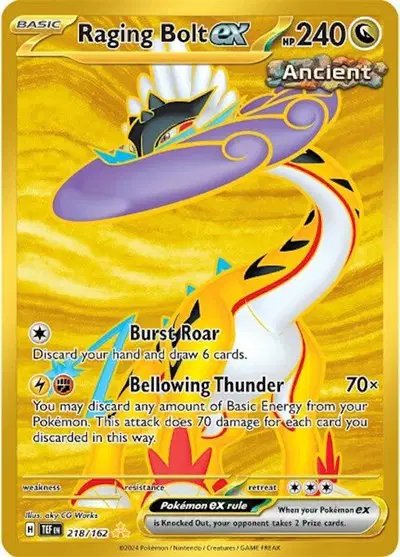 Raging Bolt ex — Temporal Forces 218/162