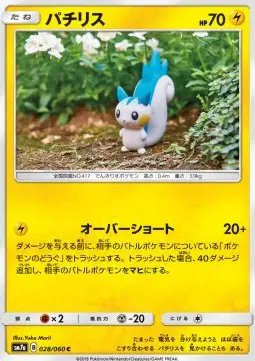 Pachirisu (JP) — Thunderclap Spark 028/060