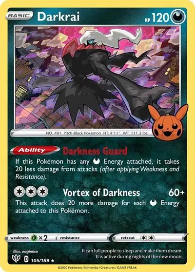 Darkrai — Trick or Trade BOOster Bundle 105/189