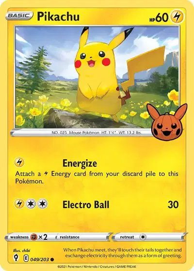 Pikachu — Trick or Trade BOOster Bundle 049/203