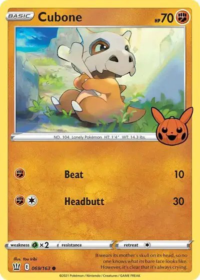 Cubone — Trick or Trade BOOster Bundle 069/163