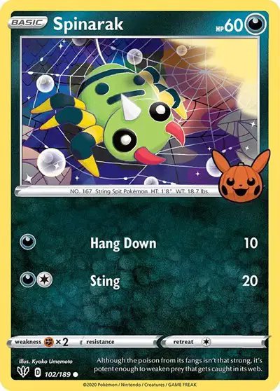 Spinarak — Trick or Trade BOOster Bundle 102/189