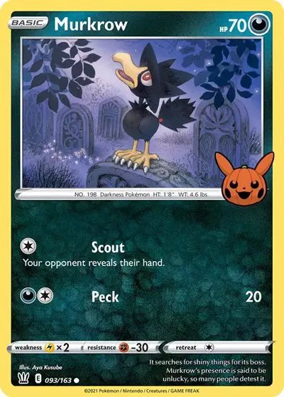 Murkrow — Trick or Trade BOOster Bundle 093/163