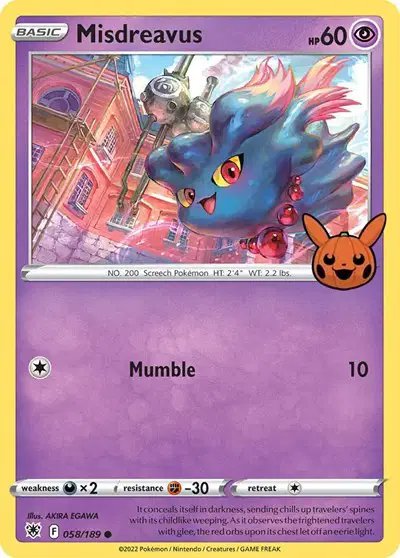 Misdreavus — Trick or Trade BOOster Bundle 058/189