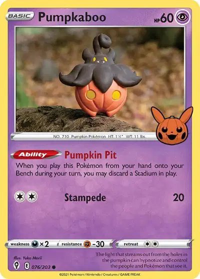 Pumpkaboo — Trick or Trade BOOster Bundle 076/203