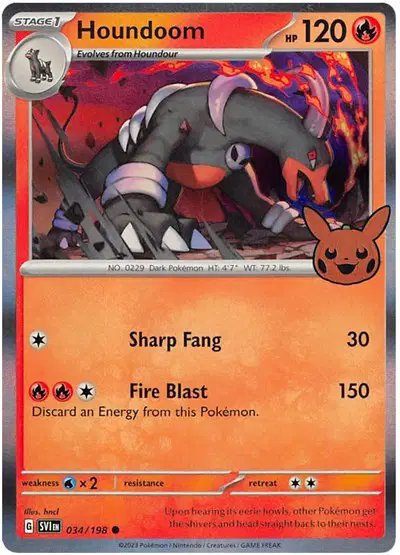 Houndoom — Trick or Trade BOOster Bundle 2023 034/198