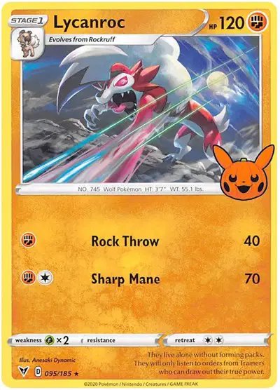 Lycanroc — Trick or Trade BOOster Bundle 2023 095/185