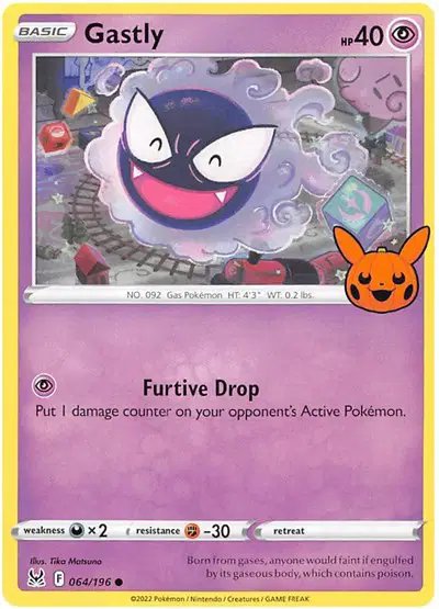 Gastly — Trick or Trade BOOster Bundle 2023 064/196