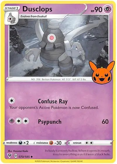 Dusclops — Trick or Trade BOOster Bundle 2023 070/185