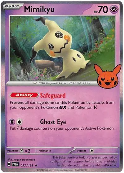 Mimikyu — Trick or Trade BOOster Bundle 2023 097/193