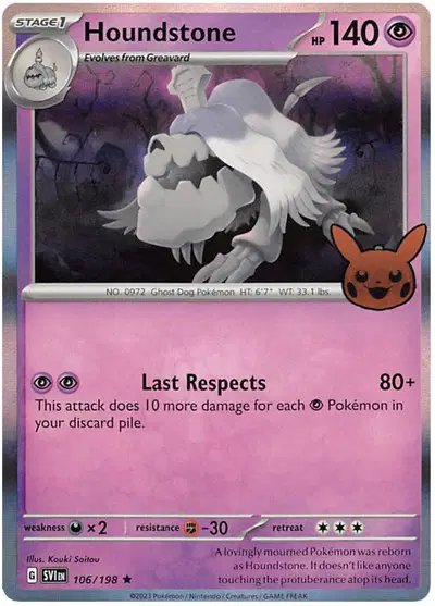 Houndstone — Trick or Trade BOOster Bundle 2023 106/198