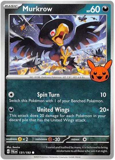 Murkrow — Trick or Trade BOOster Bundle 2023 131/193