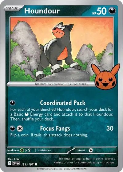 Houndour — Trick or Trade BOOster Bundle 2024 131/197