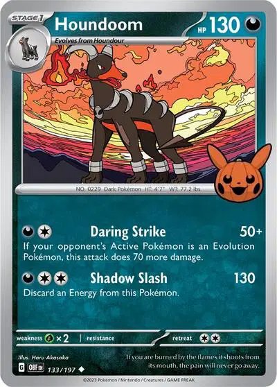 Houndoom — Trick or Trade BOOster Bundle 2024 133/197