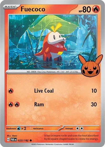 Fuecoco — Trick or Trade BOOster Bundle 2024 023/182