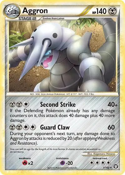 Aggron — Triumphant 1