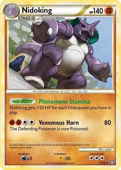 Nidoking — Triumphant 6