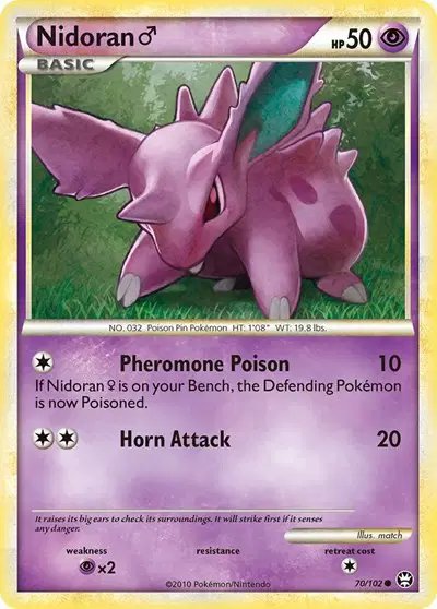 Nidoran M — Triumphant 70