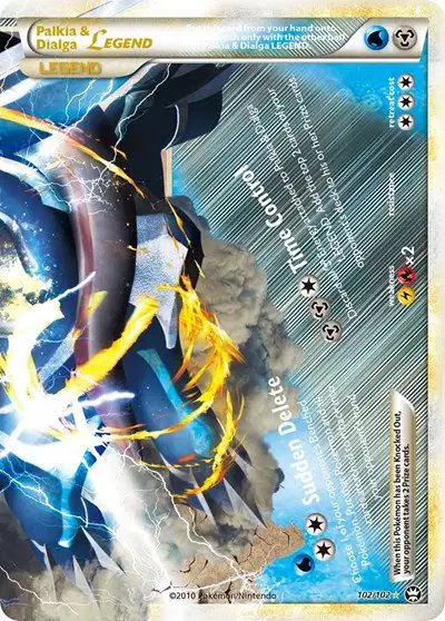 Palkia & Dialga Legend (Bottom) — Triumphant 102