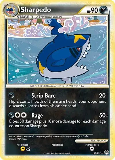 Sharpedo — Triumphant 30