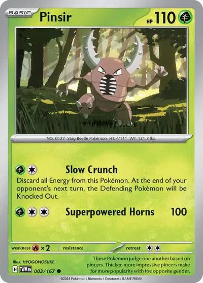 Pinsir — Twilight Masquerade 003/167