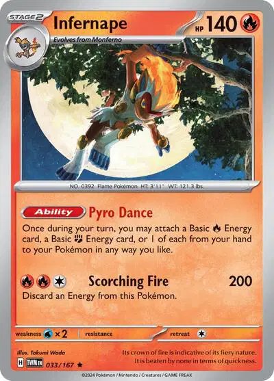 Infernape — Twilight Masquerade 033/167