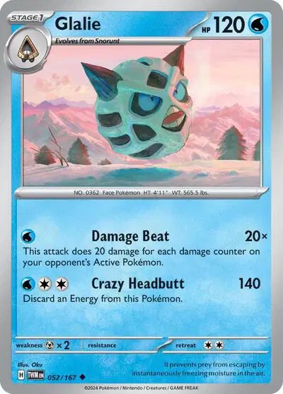Glalie — Twilight Masquerade 052/167