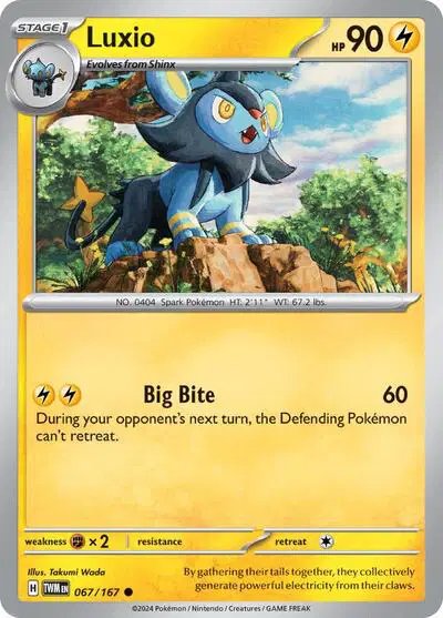 Luxio — Twilight Masquerade 067/167