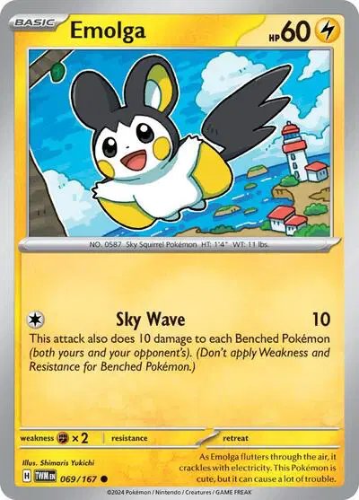 Emolga — Twilight Masquerade 069/167