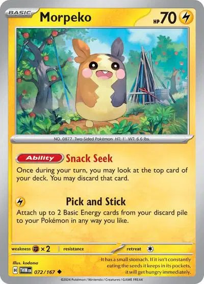 Morpeko — Twilight Masquerade 072/167