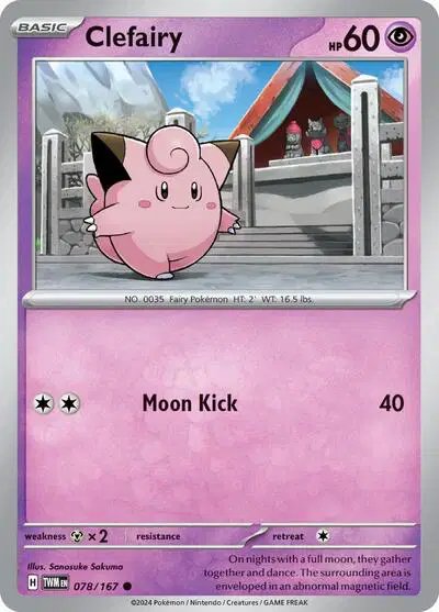 Clefairy — Twilight Masquerade 078/167