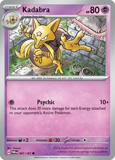 Kadabra — Twilight Masquerade 081/167