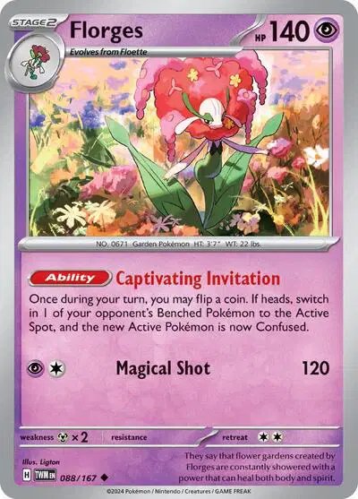 Florges — Twilight Masquerade 088/167